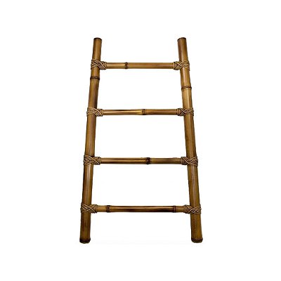Escada baixa de bambu