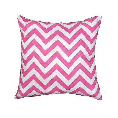 Capa de Almofada chevron pink