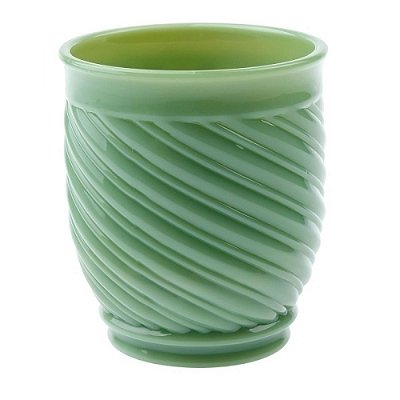 Copo milk glass verde (jogo 6)