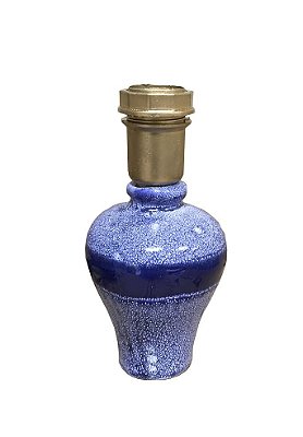 Mini base de abajur de cerâmica tons de azul Zanatta Casa