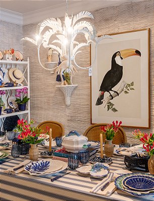 Quadro gravura tucano 90 x 1,35cm