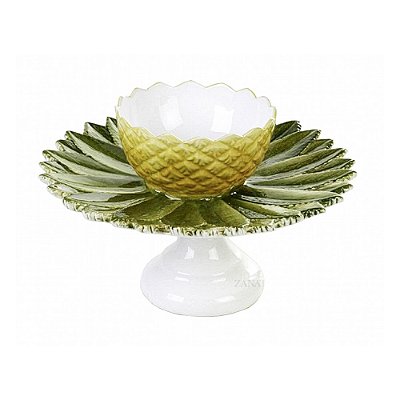 Prato com bowl de abacaxi Zanatta Casa