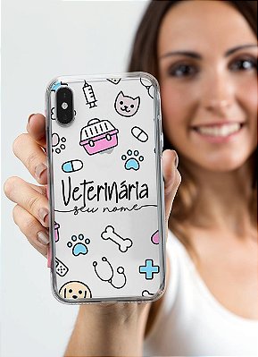 Case personalizada Profissão Veterinária | ºPersonalize