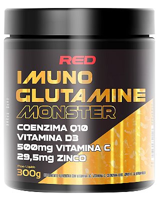 IMUNO GLUTAMINA MONSTER 300g - Red Series