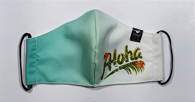 Máscara de Proteção - Aloha Folha Verde