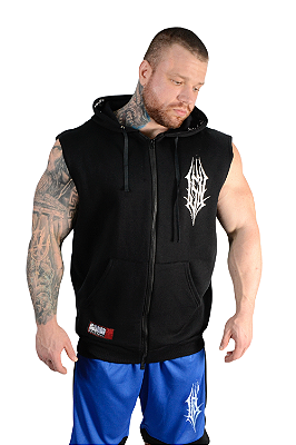 Colete de Moletom com Zíper ISN