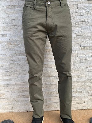 Calça Alfaiataria - Bolso Faca - Verde