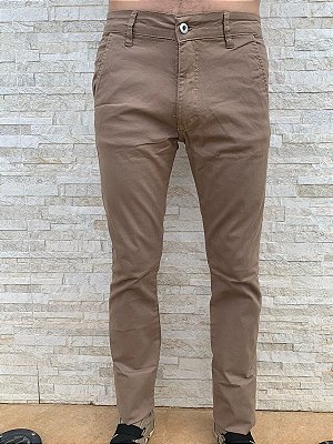 Calça Alfaiataria - Bolso Faca - Marron