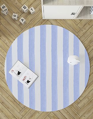 Tapete Playmat Listrado Aqua - Azul