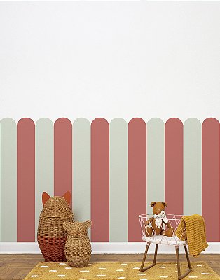 Adesivo Decorativo Cercadinho - Melancia