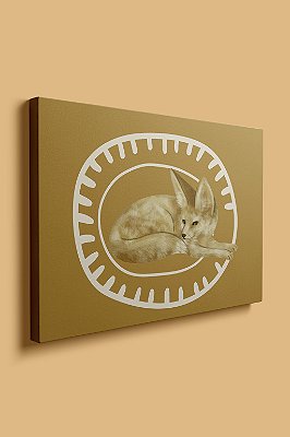 Quadrinho Canvas 25x36 - Aqua Lobinho