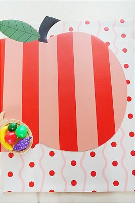 Tapete Playmat Cherry Maçã - 1,00x1,20