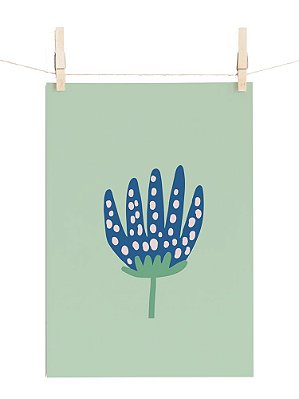 POSTER SELVA FLOR VERDE