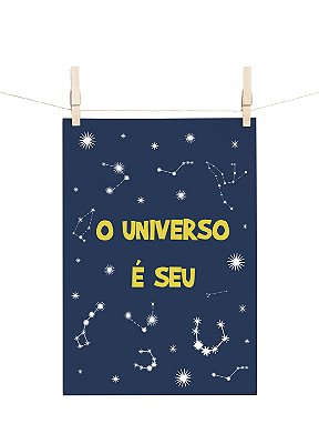 POSTER MYSTICONA O UNIVERSO É SEU