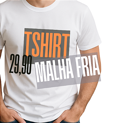 camiseta malha fria