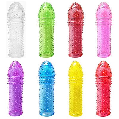 Capa Peniana Silicone Cores 15 cm - Soulsex