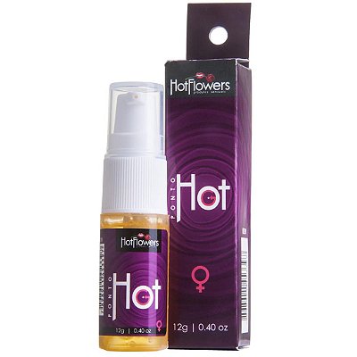 Gel Excitante Ponto Hot G 12gr Hot Flowers