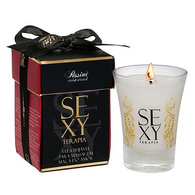 Vela Para Massagem Beijável Sexy Terapia 40g - Pessini