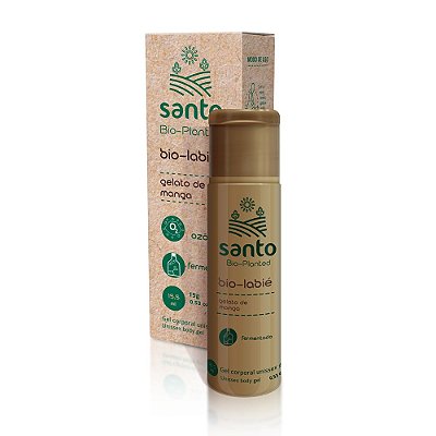 Bio-labié Gelato De Manga Gel Térmico Beijável 15g Linha Bio-planted Santo