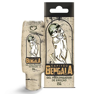 Capitão Bengala Gel Prolongador De Ereção 15gr Sexy Fantasy