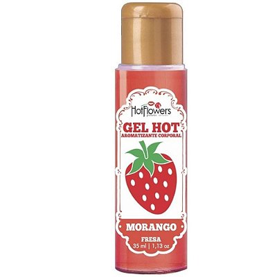 Gel Comestível Hot 35ml Hot Flowers - Morango