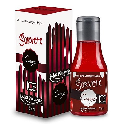 Gel Beijável Sorvete Ice 35ml La Pimienta - Cereja