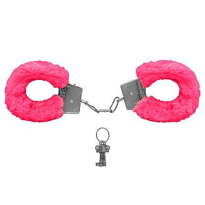 Algemas De Metal Revestida Com Pelúcia Sexy Import - Pink