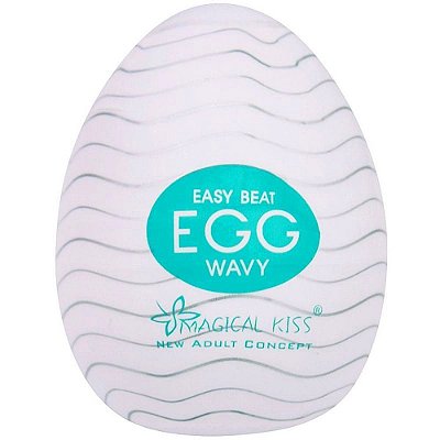 Egg Masturbador Unissex Unitário Magical Kiss - Wavy