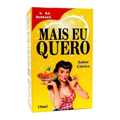 Mais Eu Quero Bala Gel Sabor Cítrico 10ml Loka Sensação