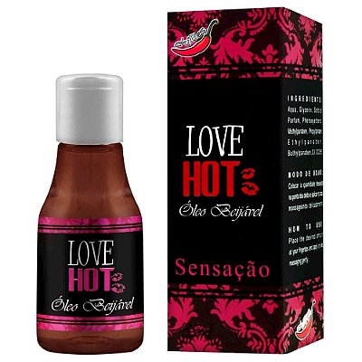 Gel Comestível Love Hot 35ml Chillies - Sensação