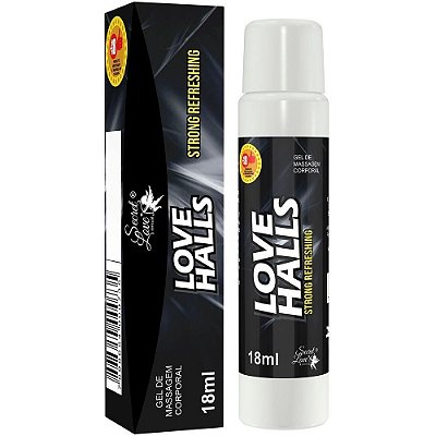 Love Halls Gel Aromatizante Bucal 18ml Segred Love - Black Ice