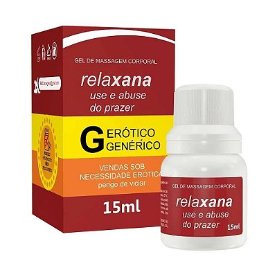 Relaxana Gel Beijável Para Oral 15ml Segred Love