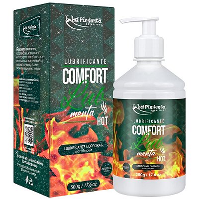 Comfort Lub Hot 500gr Lubrificante íntimo La Pimienta - Menta