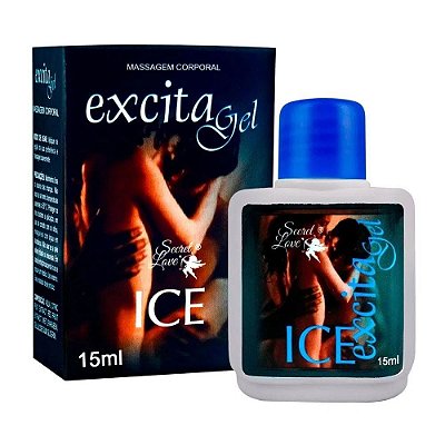Excita Ice Gel Para Massagem Beijável Funcional 15ml Segred Love
