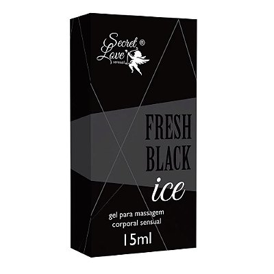 Fresh Black Ice Gel Térmico Beijável 15ml Segred Love