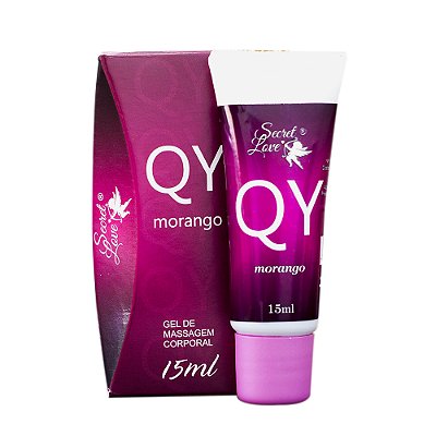 Qy Lubrificante Beijável Morango 15ml Segred Love