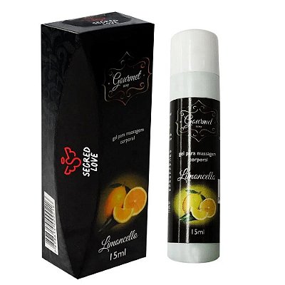 Gourmet Sexy Gel Comestível Para Sexo Oral 15ml Segred Love - Limão