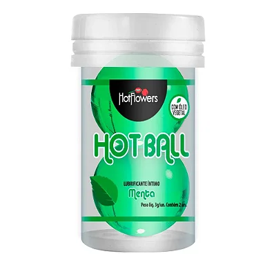 Hot Ball 2 Unidades Beija Muito Hot Flowers - Menta