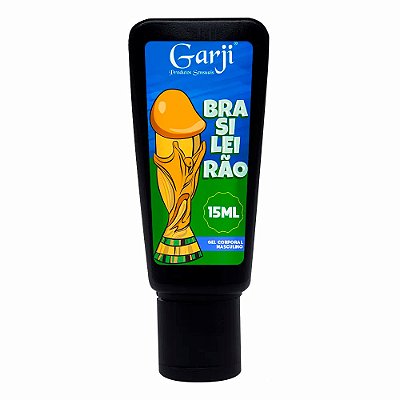 Gel Excitante Masculino Brasileirão 15g Linha Futebol Garji