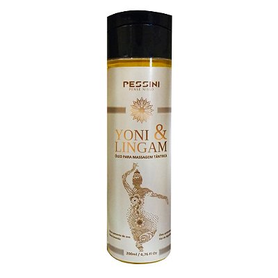 Yoni & Lingam óleo Massagem Tântrica 200ml Pessini