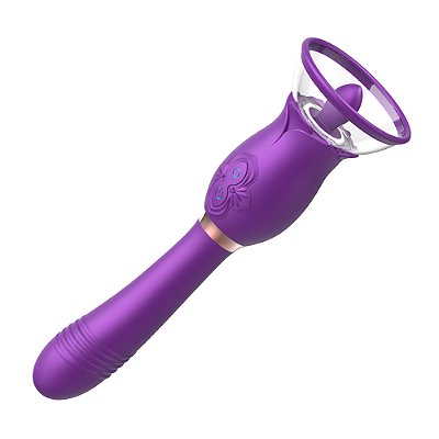 Vibrador C/ Sucção E Língua Estimuladora Vipmix