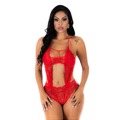 Body Sensual Amante Pimenta Sexy - Vermelho