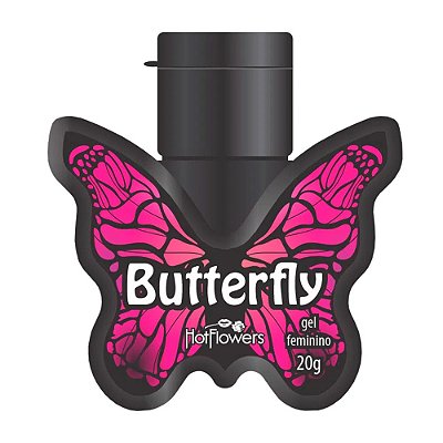 Butterfly Gel Feminino Que Vibra 20g Hot Flowers