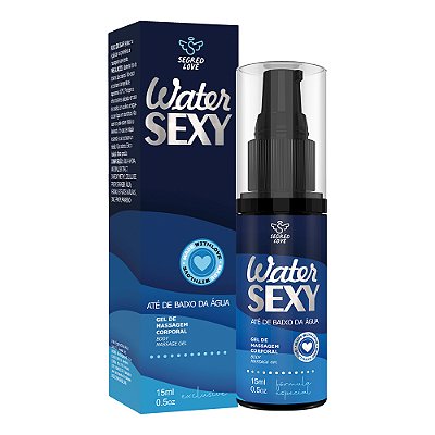Water Sexy 15ml Gel Lubrificante Siliconado Segred Love