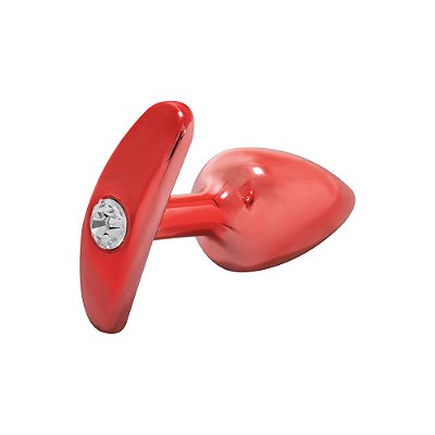 Plug Anal Anatômico Pequeno Colors Hard - Vermelho