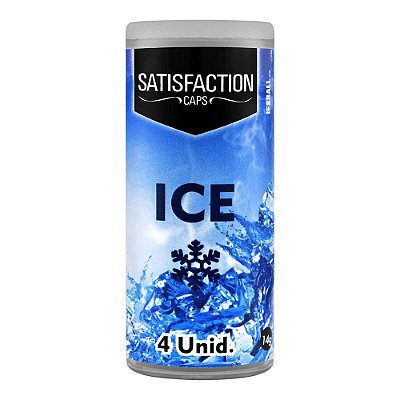 Bolinhas Ice Cápsulas Para Massagem Corporal 4 Unidades Satisfaction Caps