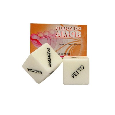 Dados Do Amor Unissex Duplo Diversão Ao Cubo