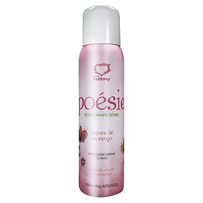 Desodorante íntimo Aerosol Jato Seco Feminino 90g Linha Essence La Pimienta