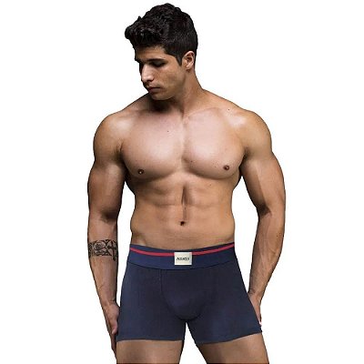 Kit Com 2 Cuecas Boxer Adulto Em Cotton Penteado Nawes