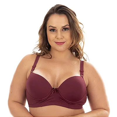 Sutiã Liso Plus Size Reforçado Patitex